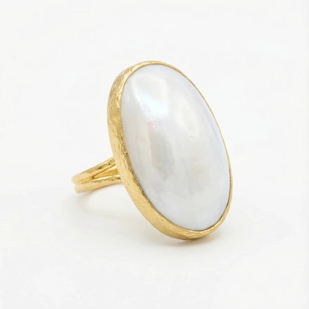 Inel Pearl Sky – Aur 24K - OK Lux. All rights reserved. - Inele - 