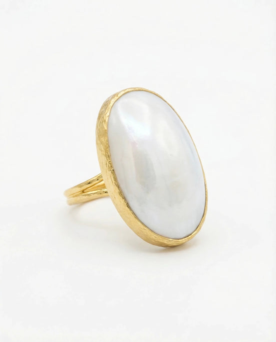 Inel Pearl Sky – Aur 24K - OK Lux. All rights reserved. - Inele - 
