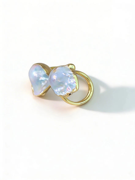 Inel Pearl Touch – Aur 24K - OK Lux. All rights reserved. - Inele - 