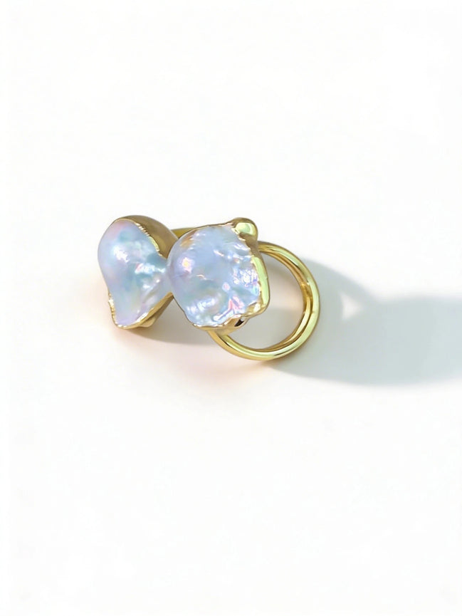 Inel Pearl Touch – Aur 24K - OK Lux. All rights reserved. - Inele - 