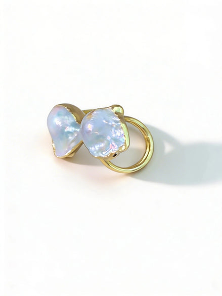 Inel Pearl Touch – Aur 24K - OK Lux. All rights reserved. - Inele - 
