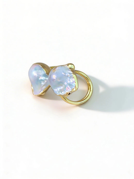 Inel Pearl Touch – Aur 24K - OK Lux. All rights reserved. - Inele - 
