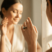 Inel realizat manual din otel inoxidabil cu perle de cultura - OK Lux. All rights reserved. - Rings - 