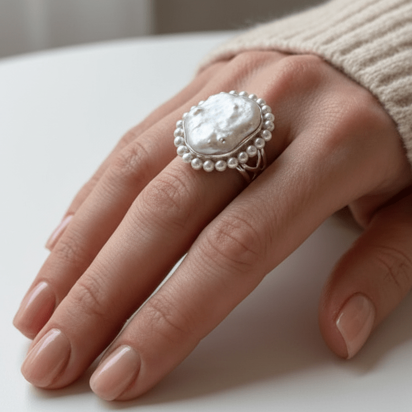 Inel Statement din Argint Oceanic Majesty - OK Lux. All rights reserved. - Rings - 