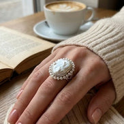 Inel Statement din Argint Oceanic Majesty - OK Lux. All rights reserved. - Rings - 