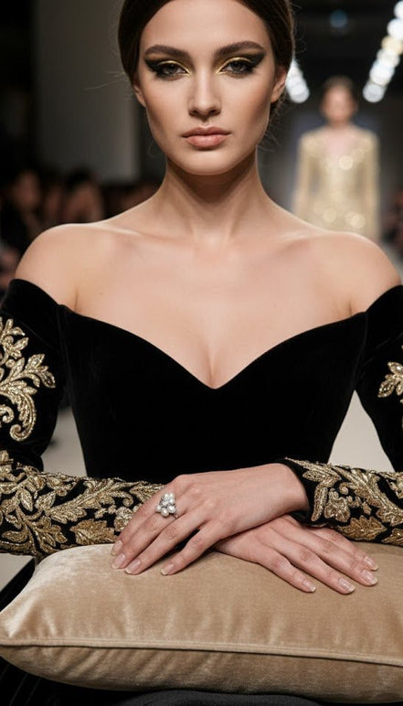 Inel Statement "White Cluster" cu Perle de Cultură și Accente Argintii - OK Lux. All rights reserved. - 