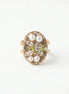 Inel Unicat cu Perle, Peridot și Zirconii - OK Lux. All rights reserved. - Bijuterii - 