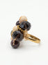 Inel unicat din jasp, agate, granat și cristale - OK Lux. All rights reserved. - Bijuterii - 