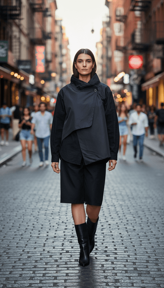 Jachetă casual lejeră neagra - OK Lux. All rights reserved. - Jackets - BLACK - 