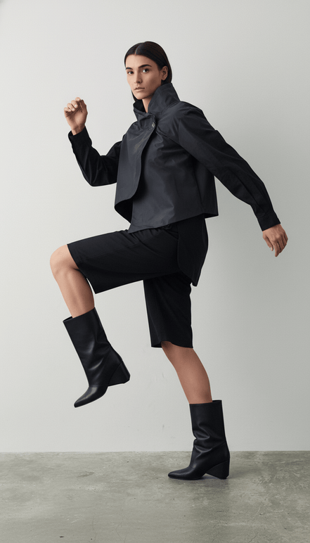 Jachetă casual lejeră neagra - OK Lux. All rights reserved. - Jackets - BLACK - 