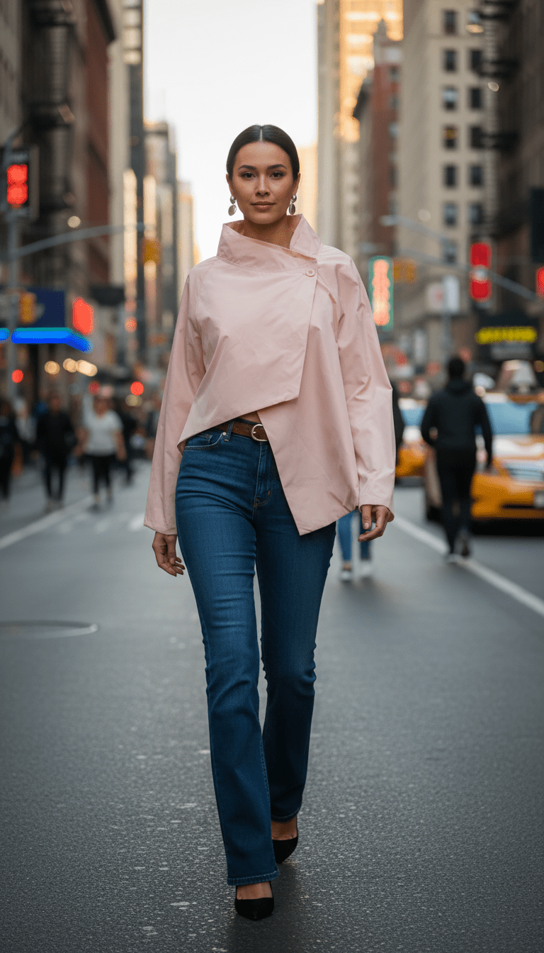 Jachetă croi lejer, roz banană vibrant - OK Lux. All rights reserved. - Jackets - BANANA PINK - 