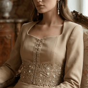 Jacheta eleganta bej, accesorizata manual - OK Lux. All rights reserved. - Jackets - 