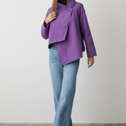 Jachetă lejeră mov vibrantă - OK Lux. All rights reserved. - Jackets - 