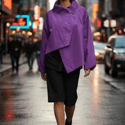 Jachetă lejeră mov vibrantă - OK Lux. All rights reserved. - Jackets - 