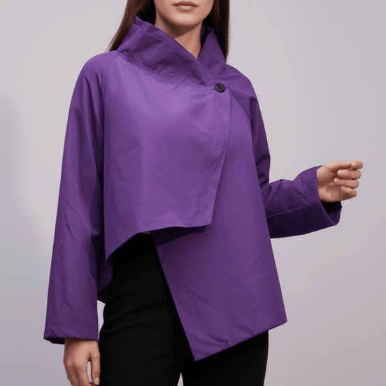 Jachetă lejeră mov vibrantă versatilă - OK Lux. All rights reserved. - Jackets - 