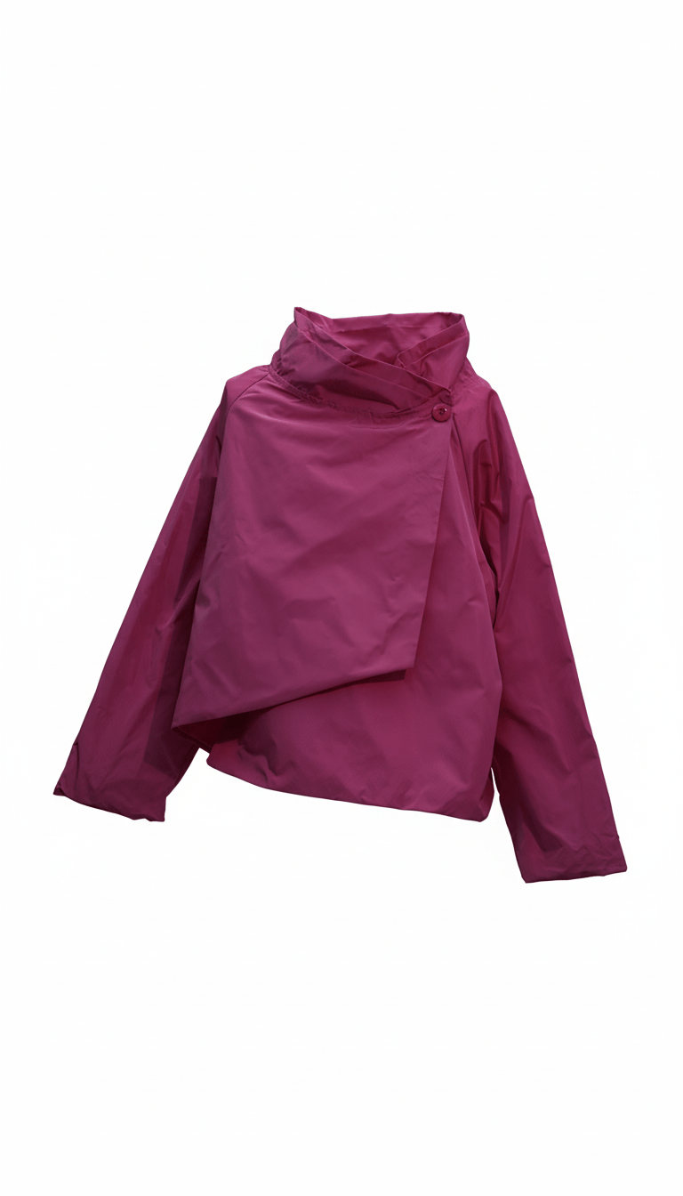 Jachetă relaxată roz feminină - OK Lux. All rights reserved. - Jackets - 