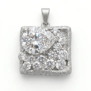 Pandantiv Handmade cu Zirconii și Glitter – Unicat - OK Lux. All rights reserved. - Bijuterii - 