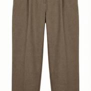 Pantaloni eleganti maro cald cu croiala dreapta si talie inalta - OK Lux. All rights reserved. - Trousers - 