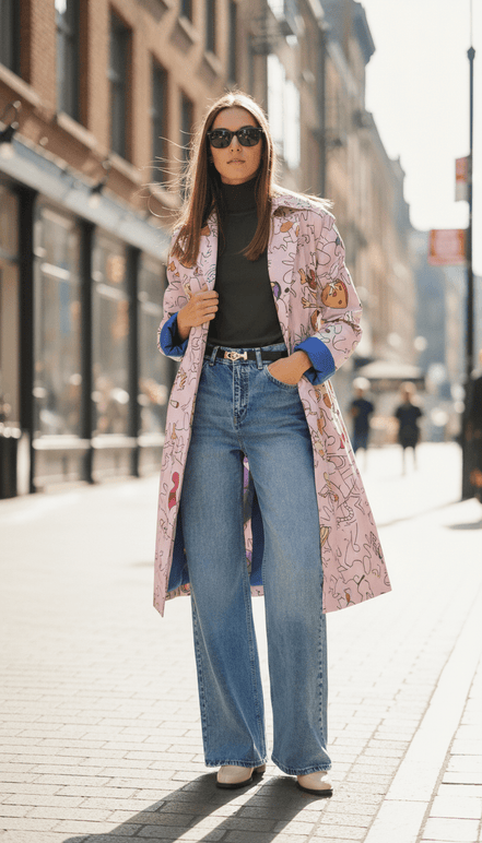 Pardesiu Disney impermeabil cu cordon - OK Lux. All rights reserved. - Cardigans - WHITE - 