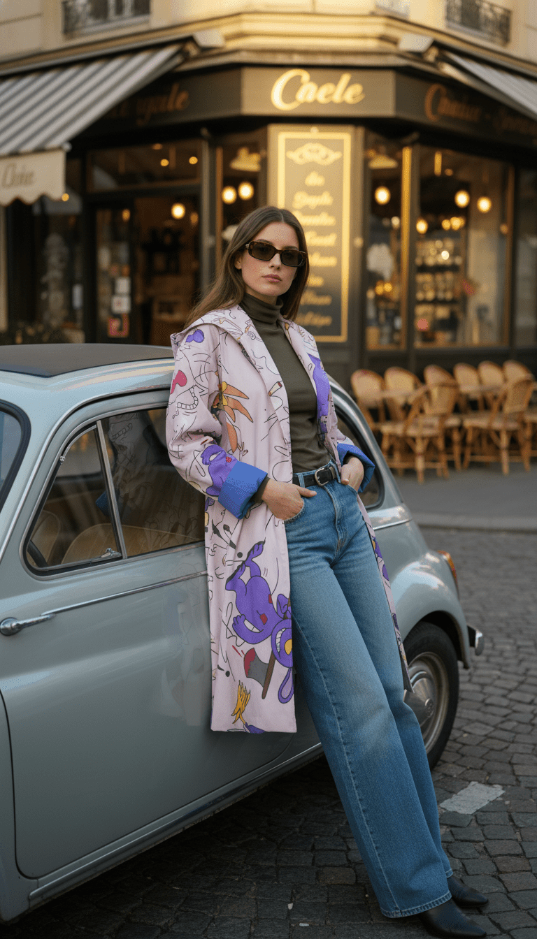 Pardesiu Disney impermeabil cu cordon - OK Lux. All rights reserved. - Cardigans - WHITE - 