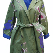 Pardesiu Disney impermeabil verde - OK Lux. All rights reserved. - Cardigans - GREEN - 