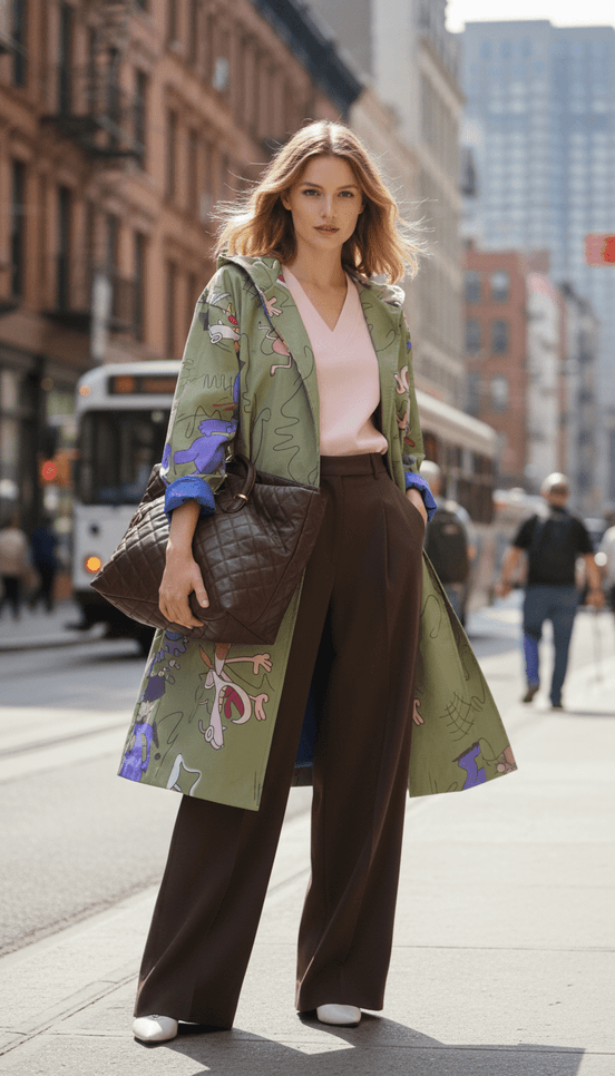 Pardesiu Disney Impermeabil verde - OK Lux. All rights reserved. - Cardigans - GREEN - 