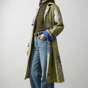 Pardesiu Disney impermeabil verde - OK Lux. All rights reserved. - Cardigans - GREEN - 