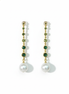 Cercei Pearl Emerald – Aur 24K