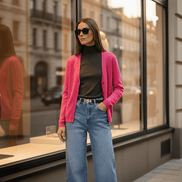 Pulover cu Nasturi și Fir Lurex Ton pe Ton - OK Lux. All rights reserved. - Blouses - 