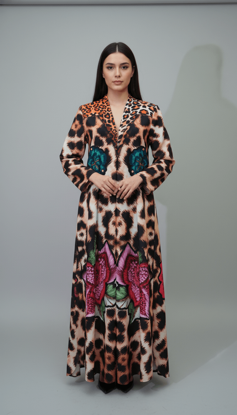 Rochie Maxi Lejeră cu Decolteu în V - OK Lux. All rights reserved. - Dresses - 