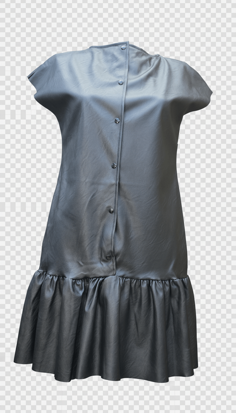 Rochie Metalizată cu Decolteu în V, Petrecută și Cordon - OK Lux. All rights reserved. - Dresses - 