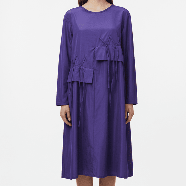 Rochie Tafta Lejeră în Formă de A - OK Lux. All rights reserved. - Dresses - 