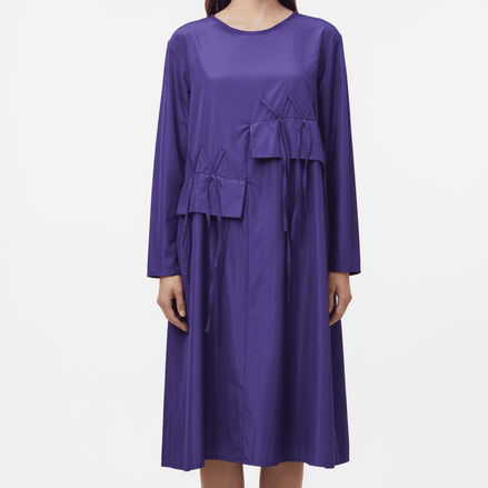 Rochie Tafta Lejeră în Formă de A - OK Lux. All rights reserved. - Dresses - 