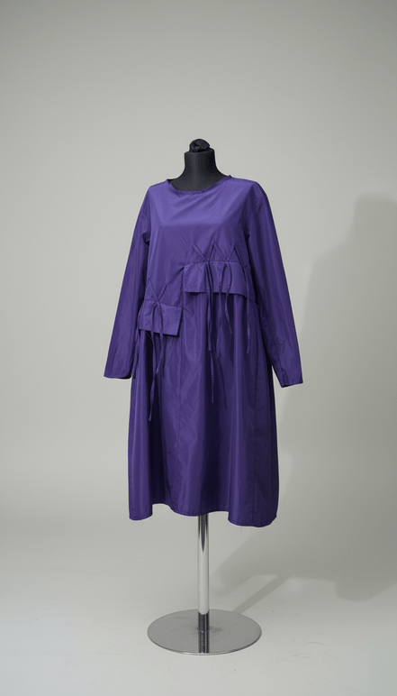 Rochie Tafta Lejeră în Formă de A - OK Lux. All rights reserved. - Dresses - 