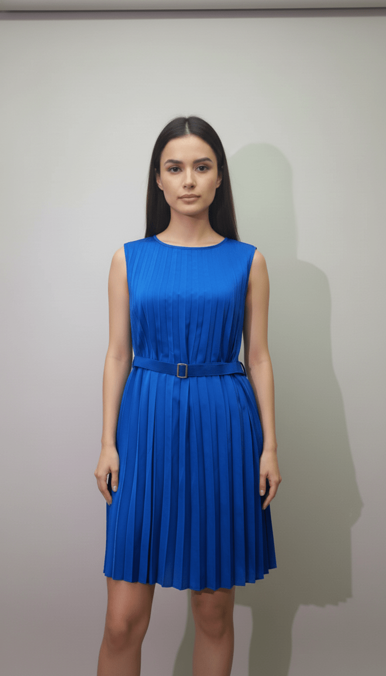 Rochie Vascoză cu Cordon în Talie - OK Lux. All rights reserved. - Dresses - 