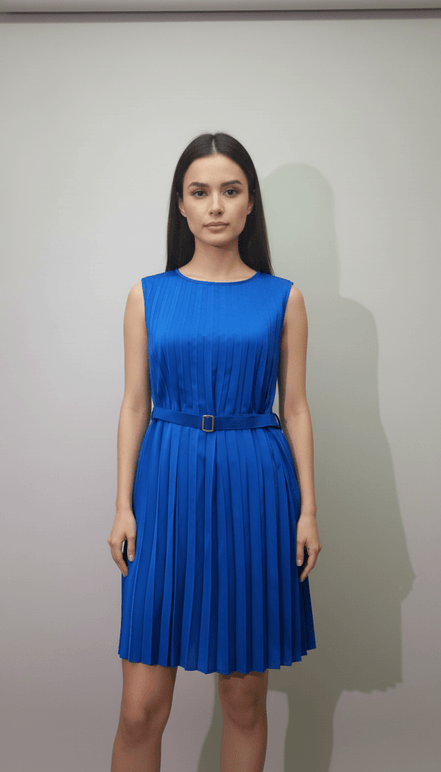 Rochie Vascoză cu Cordon în Talie - OK Lux. All rights reserved. - Dresses - 