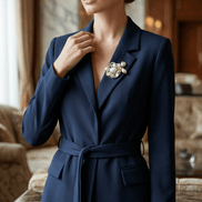 Sacou accesorizat manual cu cristale si perle decorative - OK Lux. All rights reserved. - Tuxedos - 