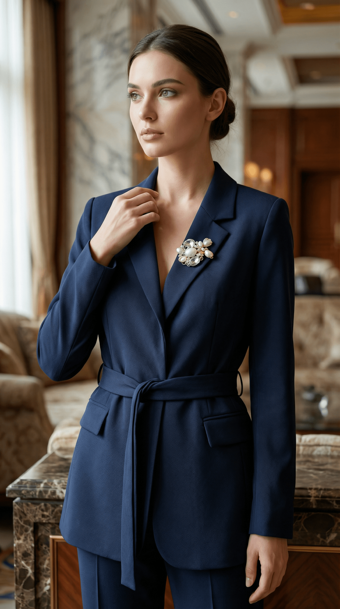 Sacou accesorizat manual cu cristale si perle decorative - OK Lux. All rights reserved. - Tuxedos - 