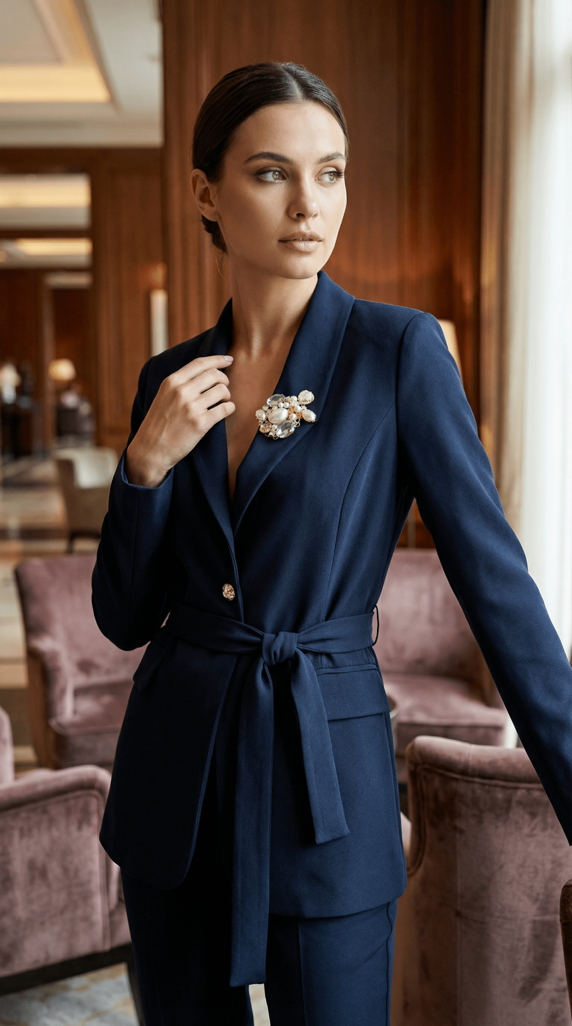 Sacou accesorizat manual cu cristale si perle decorative - OK Lux. All rights reserved. - Tuxedos - 