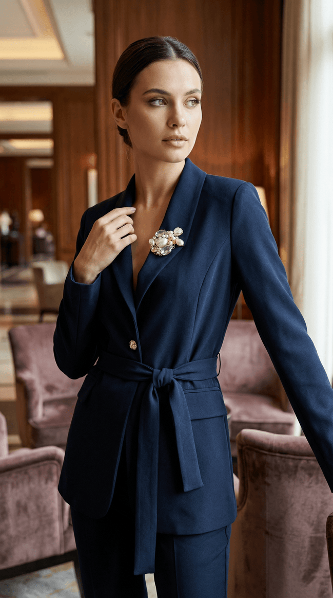 Sacou accesorizat manual cu cristale si perle decorative - OK Lux. All rights reserved. - Tuxedos - 