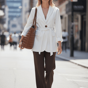 Sacou alb clasic, atemporal - OK Lux. All rights reserved. - Tuxedos - WHITE - 