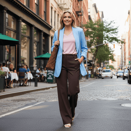 Sacou baby blue, croială lejeră - OK Lux. All rights reserved. - Tuxedos - BABY BLUE - 