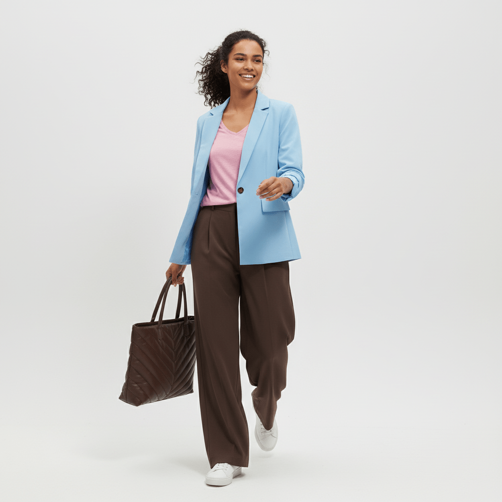 Sacou baby blue, croială lejeră - OK Lux. All rights reserved. - Tuxedos - BABY BLUE - 