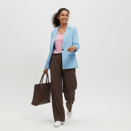 Sacou baby blue, croială lejeră - OK Lux. All rights reserved. - Tuxedos - BABY BLUE - 