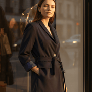 Sacou bleumarin elegant Cordon - OK Lux. All rights reserved. - Tuxedos - BLACK - 