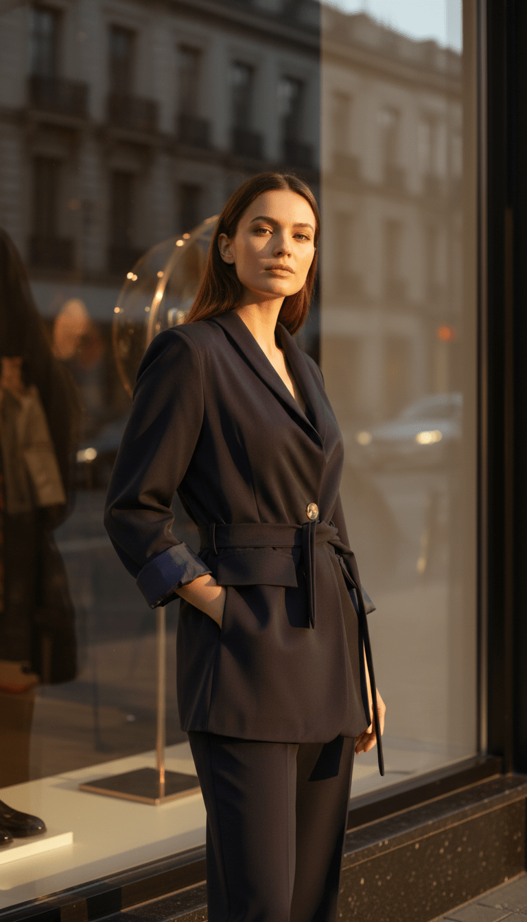 Sacou bleumarin elegant Cordon - OK Lux. All rights reserved. - Tuxedos - BLACK - 