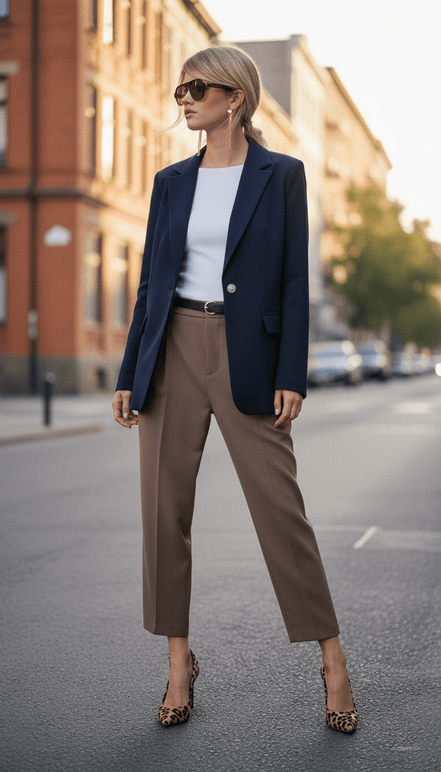 Sacou bleumarin oversize, stil relaxat - OK Lux. All rights reserved. - Tuxedos - NAVY BLUE - 