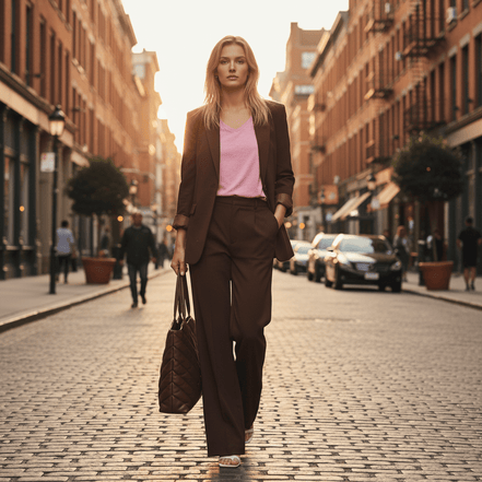 Sacou elegant, croială impecabilă - OK Lux. All rights reserved. - Tuxedos - BROWN - 