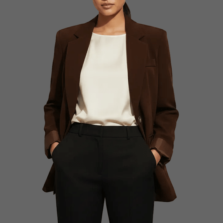 Sacou elegant, croială impecabilă - OK Lux. All rights reserved. - Tuxedos - BROWN - 