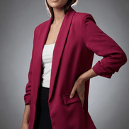 Sacou elegant mov cu buzunare - OK Lux. All rights reserved. - Shirts - PURPLE - TA;LIE UNICA BUST 100 CM LUNGIME 70 CM. SE POTRIVESTE PENTRU MASURILE S/M/L - 